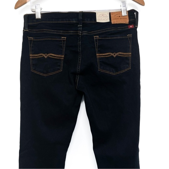 Lucky Brand Charlie Baby Boot Bootcut Dark Wash Denim Jeans Size 6 28 - Picture 5 of 9